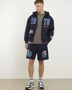 Navy Regular Fit 1978 Racing Shorts