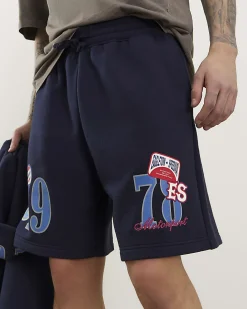 Navy Regular Fit 1978 Racing Shorts