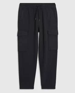 Navy Regular Fit Cargo Trousers