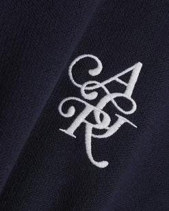 Navy Regular Fit Cotton Knitted T-Shirt