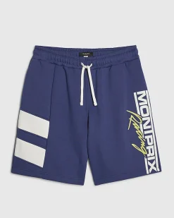 Navy Regular Fit Mont Prix Shorts