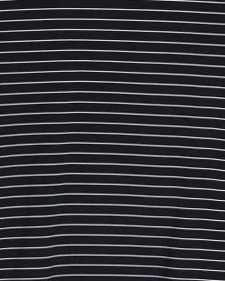 Navy Short Sleeve Striped Top