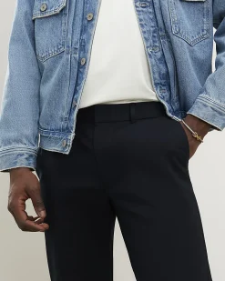 Navy Skinny Fit Chino Trousers