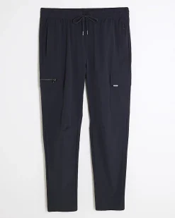 Navy Skinny Fit Stretch Cargo Trousers