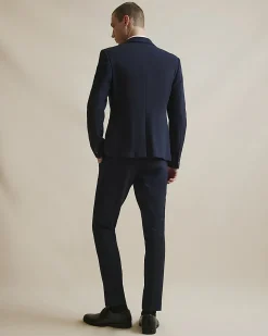 Navy Skinny Fit Suit Trousers