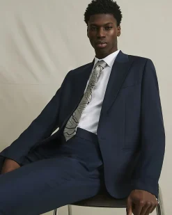 Navy Slim Fit Premium Suit Jacket