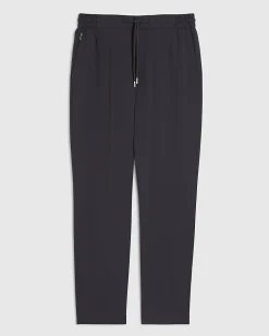 Navy Slim Fit Smart Joggers