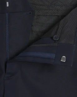 Navy Slim Fit Stretch Chino Trousers