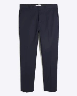 Navy Slim Fit Stretch Chino Trousers