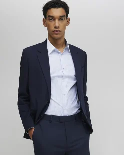 Navy Slim Fit Suit Jacket