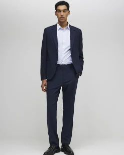 Navy Slim Fit Suit Jacket