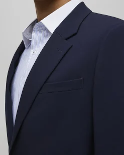 Navy Slim Fit Suit Jacket