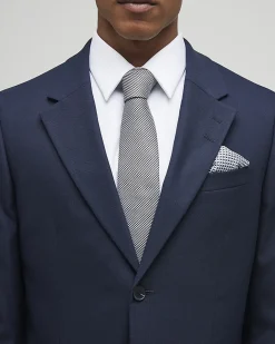 Navy Slim Fit Suit Jacket