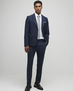 Navy Slim Fit Suit Jacket