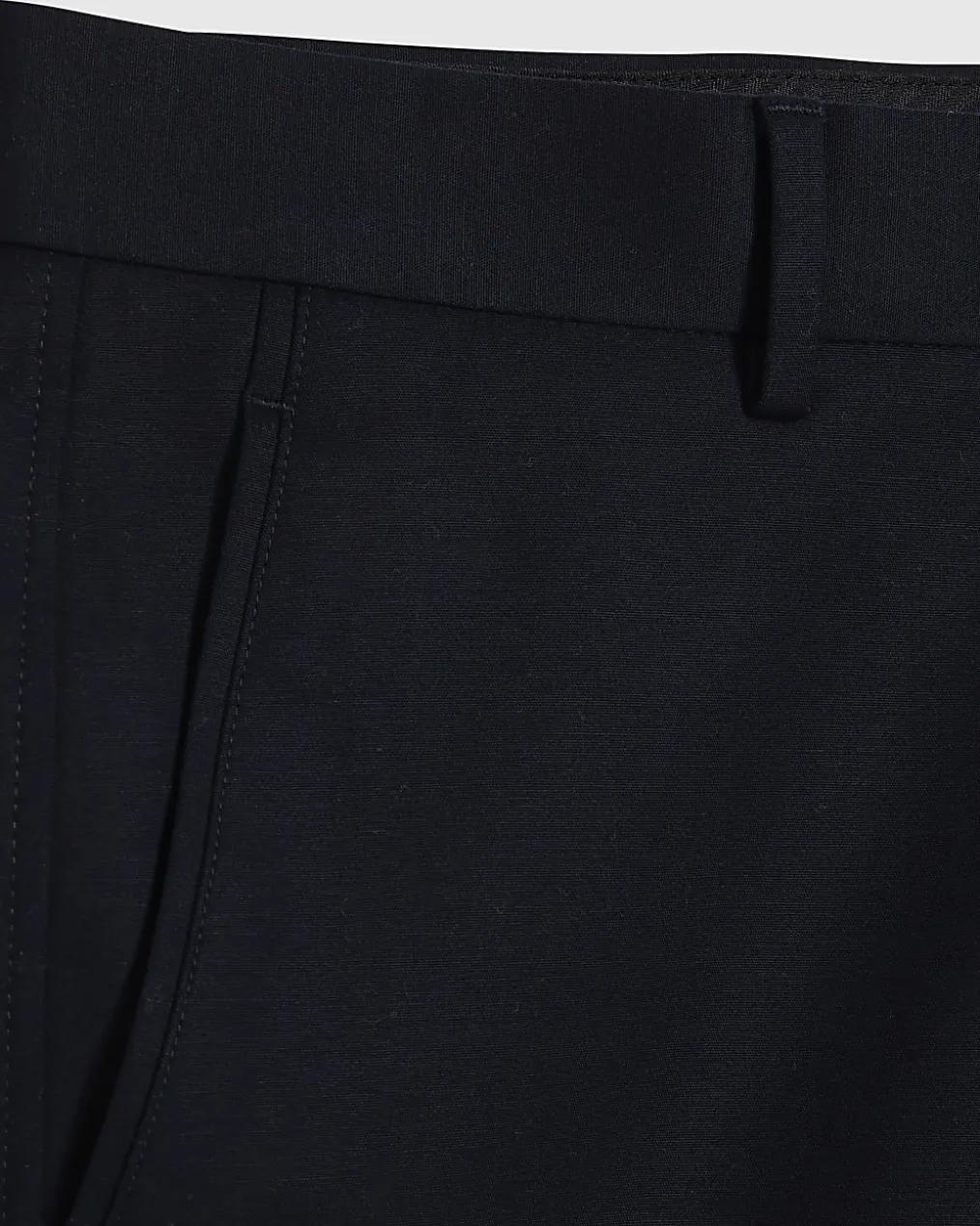 Navy Slim Longer Length Stretch Chino Shorts