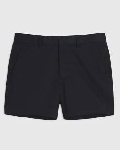 Navy Slim Short Length Stretch Chino Shorts
