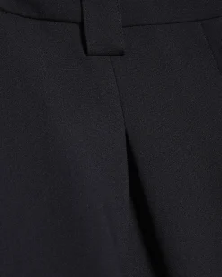 Navy Straight Leg Trousers