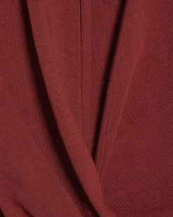 Orange Cotton Twist Front T-Shirt