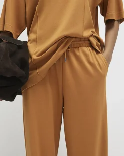 Orange Wide Leg Joggers