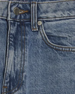 Petite Blue Barrel Leg Jeans