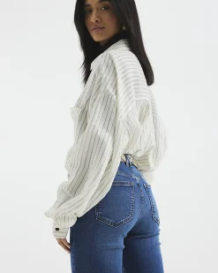 Petite Blue Denim Mid Rise Bootcut Jeans