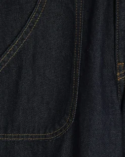 Petite Blue High Waisted Baggy Wide Leg Jeans