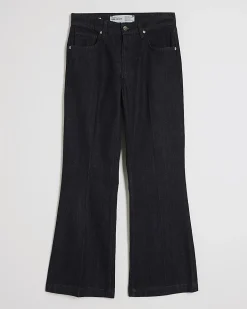 Petite Blue Mid Rise Bootcut Jeans