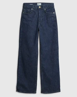 Petite Blue Relaxed Straight Leg Jeans
