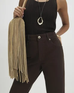 Petite Brown Bootcut Jeans
