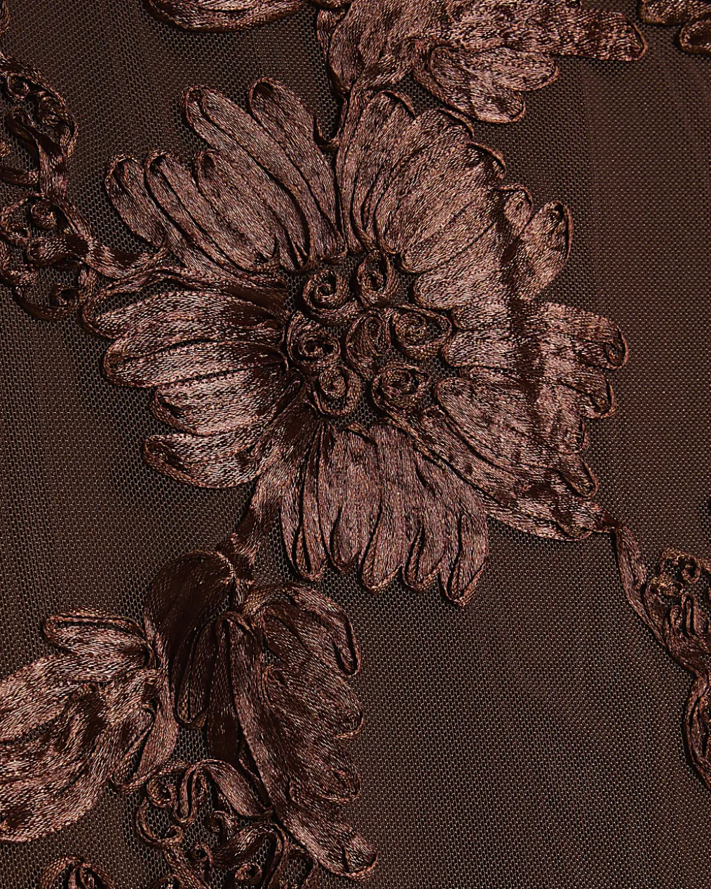 Petite Brown Cornelli Maxi Dress
