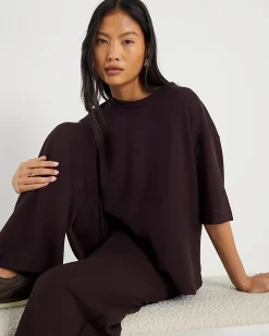 Petite Brown Premium Short Sleeve T-shirt