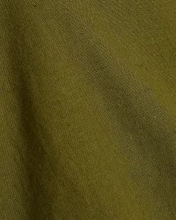 Petite Khaki Linen Tank Top
