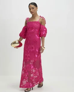 Petite Pink Cornelli Maxi Dress