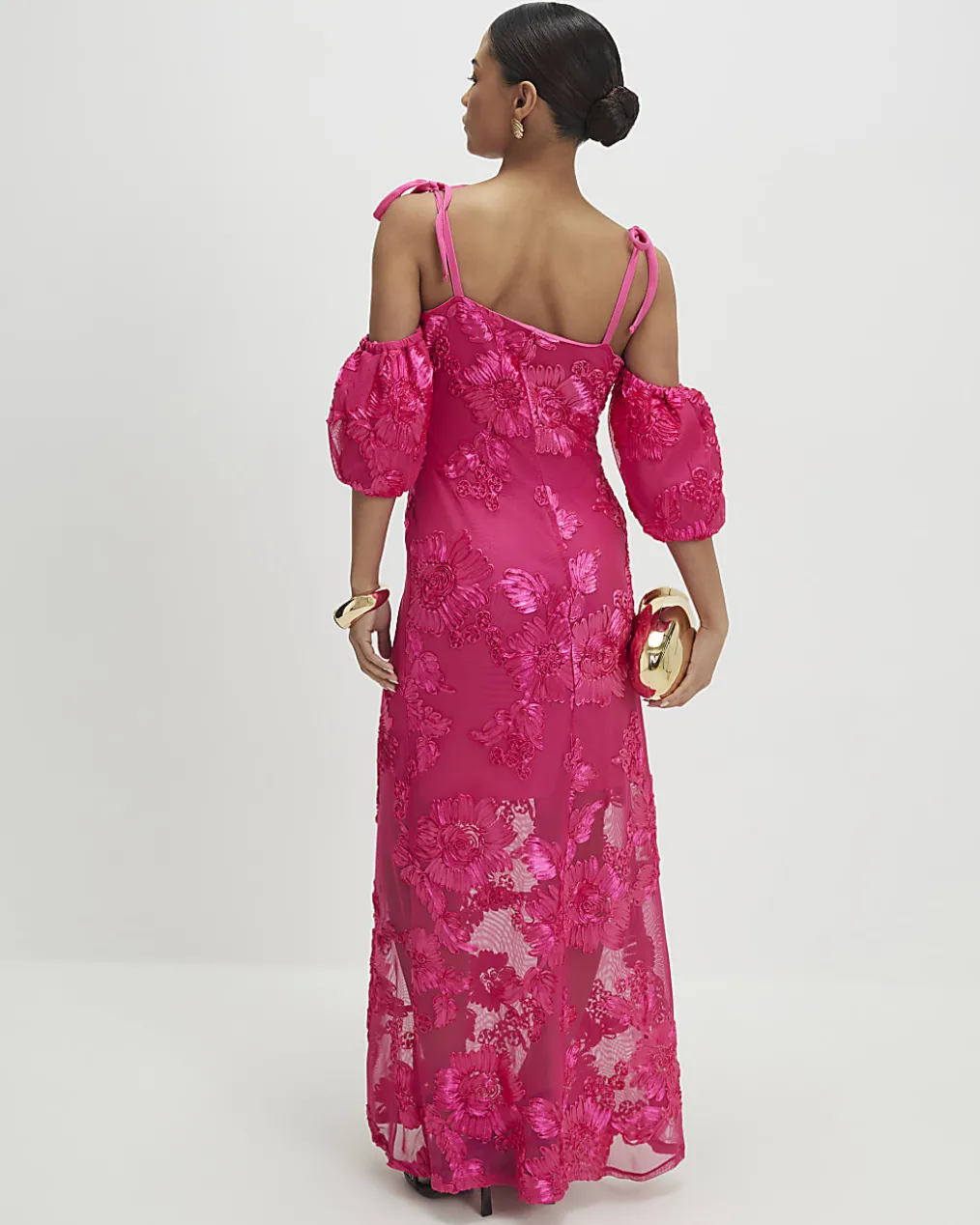Petite Pink Cornelli Maxi Dress