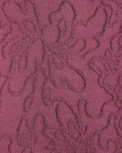 Petite Pink Jacquard Wide Leg Trousers