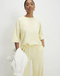 Petite Yellow Premium Boxy T-shirt