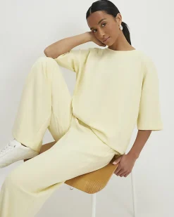 Petite Yellow Premium Boxy T-shirt