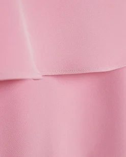 Pink Cape Mini Dress