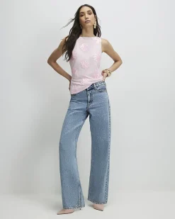 Pink Cornelli Shell Racer Top