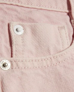 Pink Denim Mini Skirt