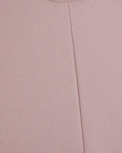 Pink Fitted Knit Sleeveless Top