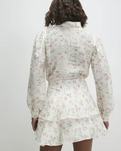 Pink Floral Rara Mini Skirt