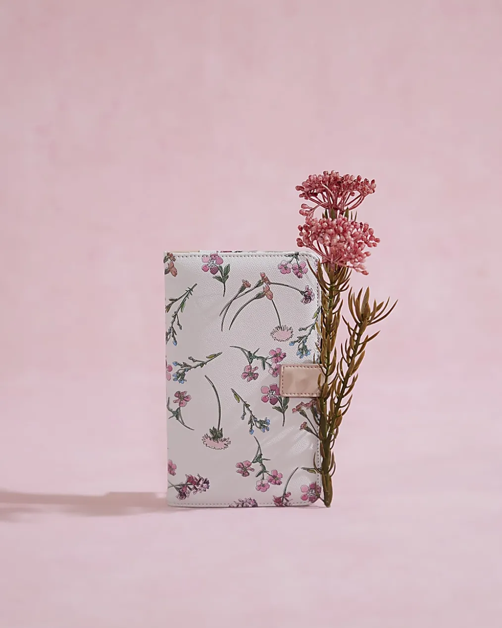 Pink Floral Travel Wallet