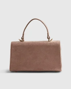 Pink Lock Front Tote Bag