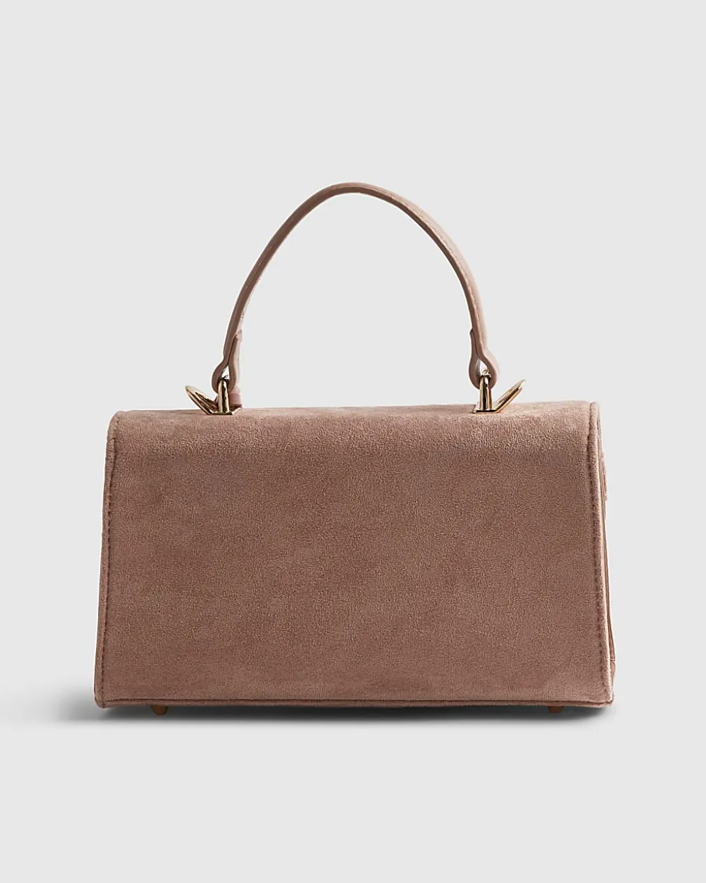 Pink Lock Front Tote Bag