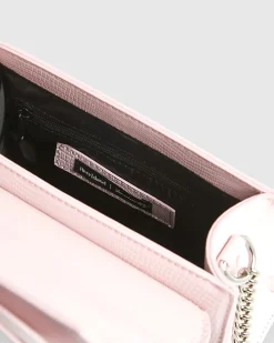 Pink Mini Bow Front Charm Tote Bag