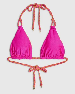 Pink Reversible Bikini Top