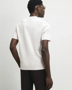 Pink Slim Fit Cotton Lightweight T-Shirt