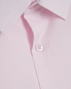 Pink Slim Fit Long Sleeve Shirt