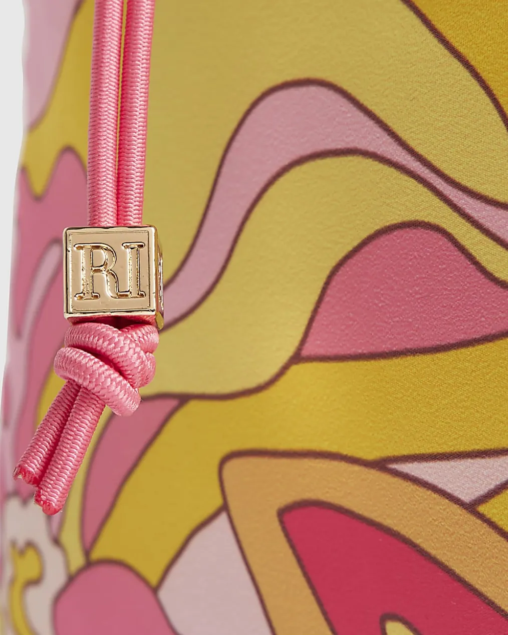 Pink Swirl Quilted Holdall Bag
